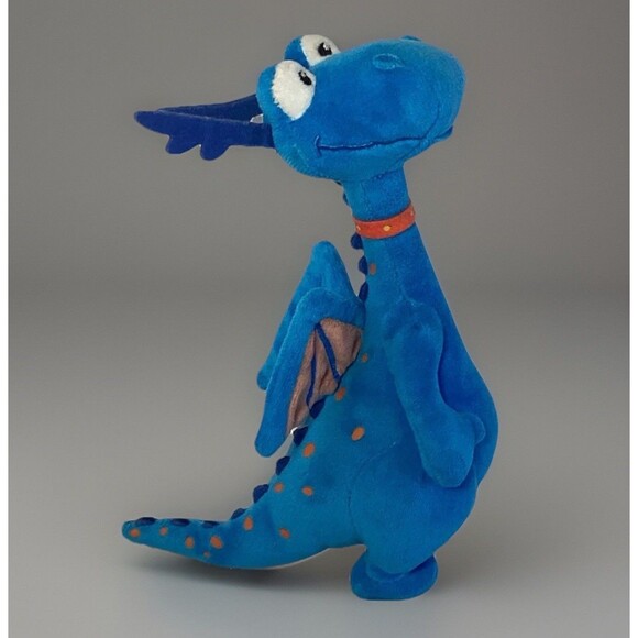 Disney Other - Doc Mcstuffins Stuffy Blue Dragon 9” Plush Disney Junior Disney Parks EUC